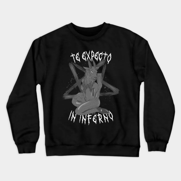 Female Baphomet Demon Crewneck Sweatshirt by Enyr's little witchy corner